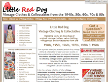 Tablet Screenshot of littlereddog.info